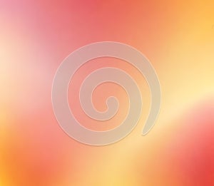 Abstract gradient smooth light yellow to light Orange to light red background image