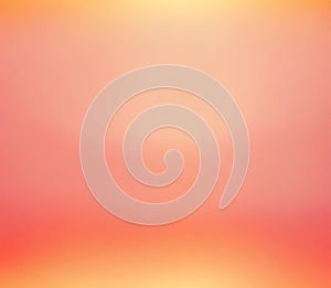 Abstract gradient smooth light yellow to light Orange to light red background image