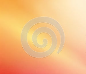 Abstract gradient smooth light yellow to light Orange to light red background image