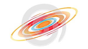 Abstract Gradient Spiral Vortex Energy Vector, vector design Generative AI