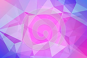 Abstract gradient triangle background