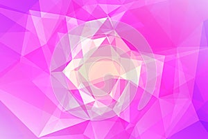 Abstract gradient triangle background