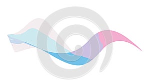 Abstract Gradient Wave Flow Smooth Dynamic Background Element, vector design Generative AI