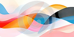 Abstract gradient wave pattern background