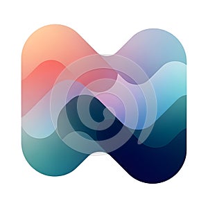 Abstract Gradient Wave Pattern