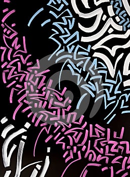 Abstract graffiti background