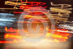 Abstract graphic composition of  digital style