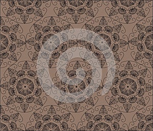 Abstract graphic Ornament flower pattern