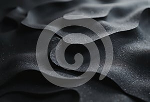 Abstract graphite background featuring a textured carbon layer structure