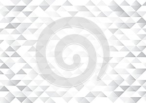 Abstract gray background with dynamic gradient triangle shape, geometric backdrop. Vector illustration