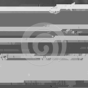 Abstract Gray Background with Glitch Effect. Modern Vector Illustration