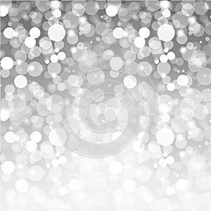 Abstract gray background with a light blur. Vector