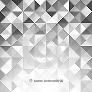 Abstract gray background with triangles and lines