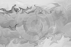 Abstract Gray Black and White Marble Ink Pattern Background. Liquify Abstract Pattern With Black, White, Grey Graphics Color Art