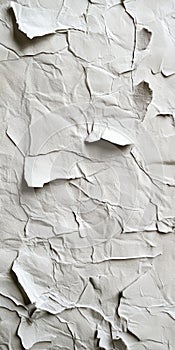 Abstract Gray Cracked and Peeling Paint Wall Texture