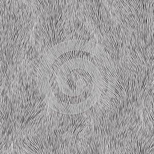 Abstract gray fur pattern. Vector seamless background
