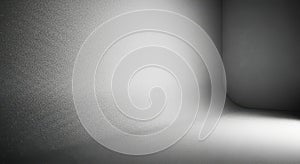 Abstract gray gradient background with soft light and shadow