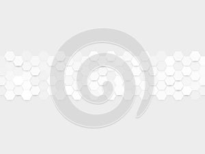 Abstract gray hexa pattern