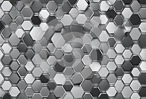 Abstract gray hexagon background Vector stock illustrationAbstract Backgrounds White Background Pattern White Color