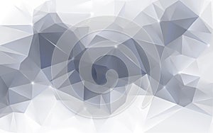 Abstract gray low poly background