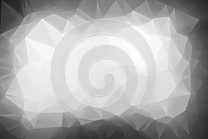 Abstract gray low poly background