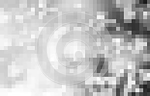 Abstract gray pixel background photo