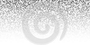 Abstract gray pixel horizontal technology background. Business light pixel pattern