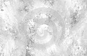 Abstract gray smoke effect water color illustration. White and black shades watercolor background