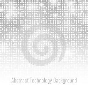 Abstract Gray Technology Glow Background