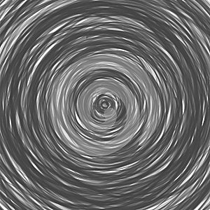 Abstract gray tunnel. Vector circular background