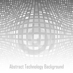 Abstract Gray - White Technology Background