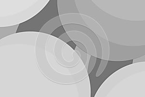 Abstract grayscale bubble, semi circle background.