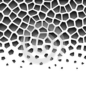 Abstract grayscale geometric pattern