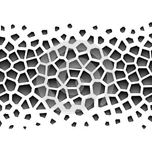 Abstract grayscale geometric pattern photo
