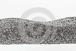 Silver Glitter Texture