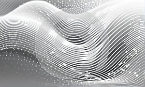 Abstract Grayscale Wave Pattern with Subtle Sparkle Effect