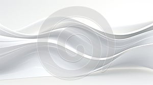 Abstract graywhite tone background with wavy lines