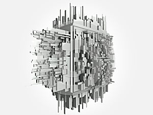 abstract greeble, Abstract background.