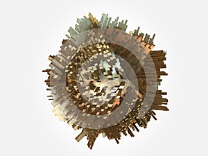 abstract greeble, Abstract background.