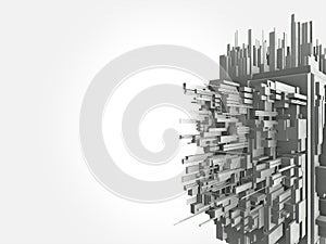 abstract greeble, Abstract background.