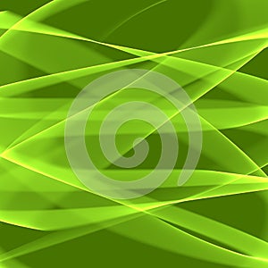 Abstract green background. Bright green lines. Geometric pattern in green colors. Raster bitmap.