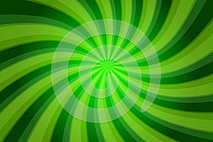 Abstract green background with twisted stripes