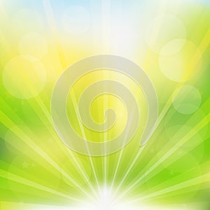 Abstract Green Background. Vector