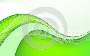 Abstract green background. Vector Illustration