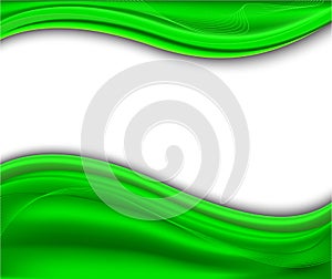 Abstract green background - wave