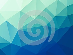 Abstract green blue pastel low poly background