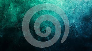 Abstract Green and Blue Textured Background with Deep Shadows and Gradients for Modern Digital Art and Design Projects