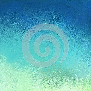 Abstract green blue and white smeared paint background design with lots of old distressed vintage grunge texture