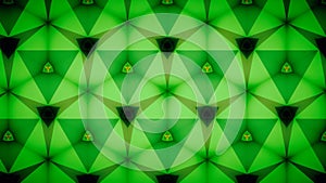 Abstract Green emerald greenery natual mirage bokeh pattern background.