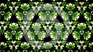 Abstract Green emerald greenery natual mirage bokeh pattern background.